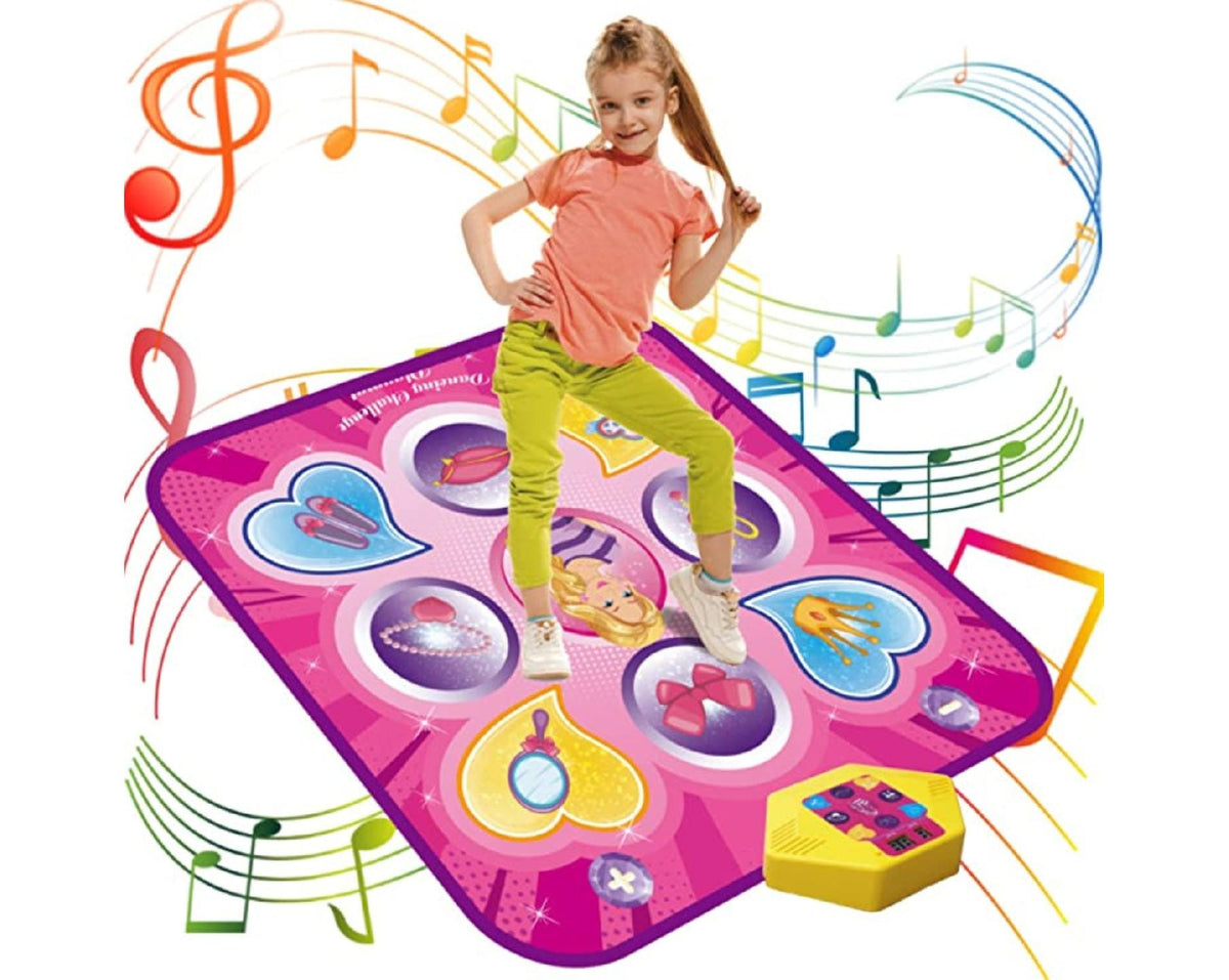 Resigilat - Covor Muzical Electronic, 5 Moduri Muzicale, 3 Nivele de Dificultate, Volum Adjustabil, Lumini LED, 90x93x3 cm, + 3 Ani - LUDIRO