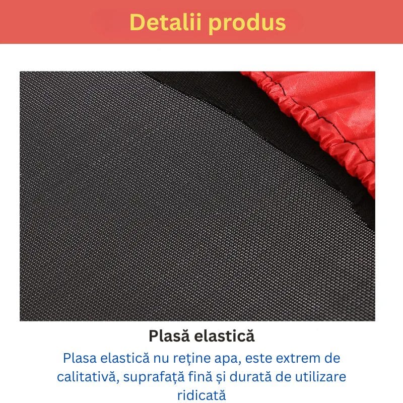 Trambulina pentru Copii 3-7 Ani LUDIRO, Plasa de Siguranta, Diametru 140 Cm, Inaltime 125 Cm, Joaca Distractiva pentru Interior si Exterior, Albastru - LUDIRO