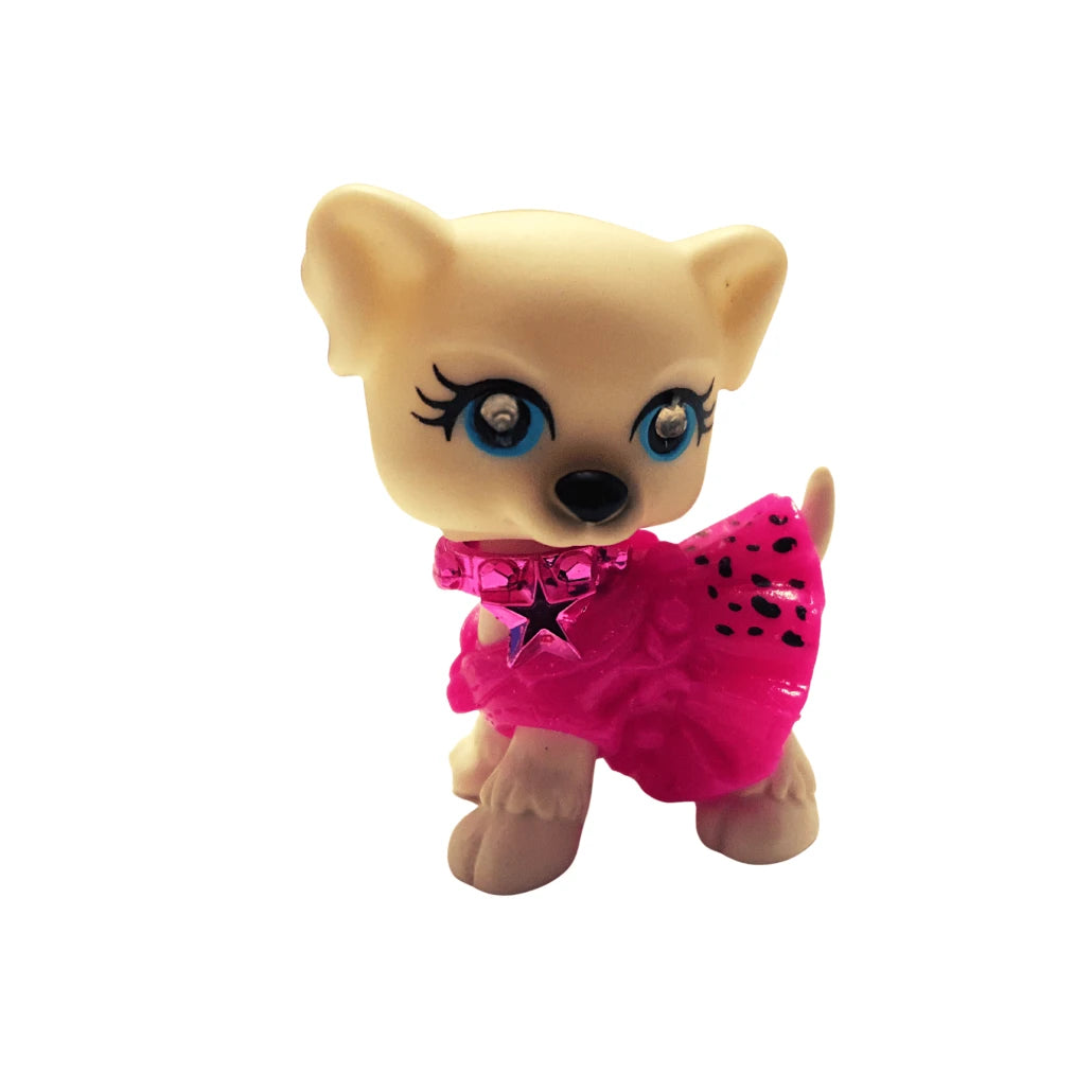 Set Polly Pocket Papusa si 2 Animalute, Colectia Sparklin` Pets, Polly, + 4 ani - LUDIRO
