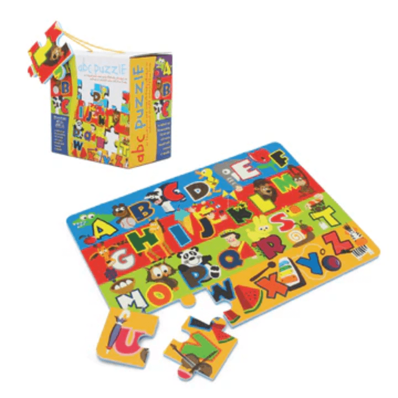Resigilat - Covor Puzzle, Spuma EVA, Alfabet Colorat A-Z cu 24 de Piese Mari, Joc de Invatare Sigur, Non-toxic - LUDIRO