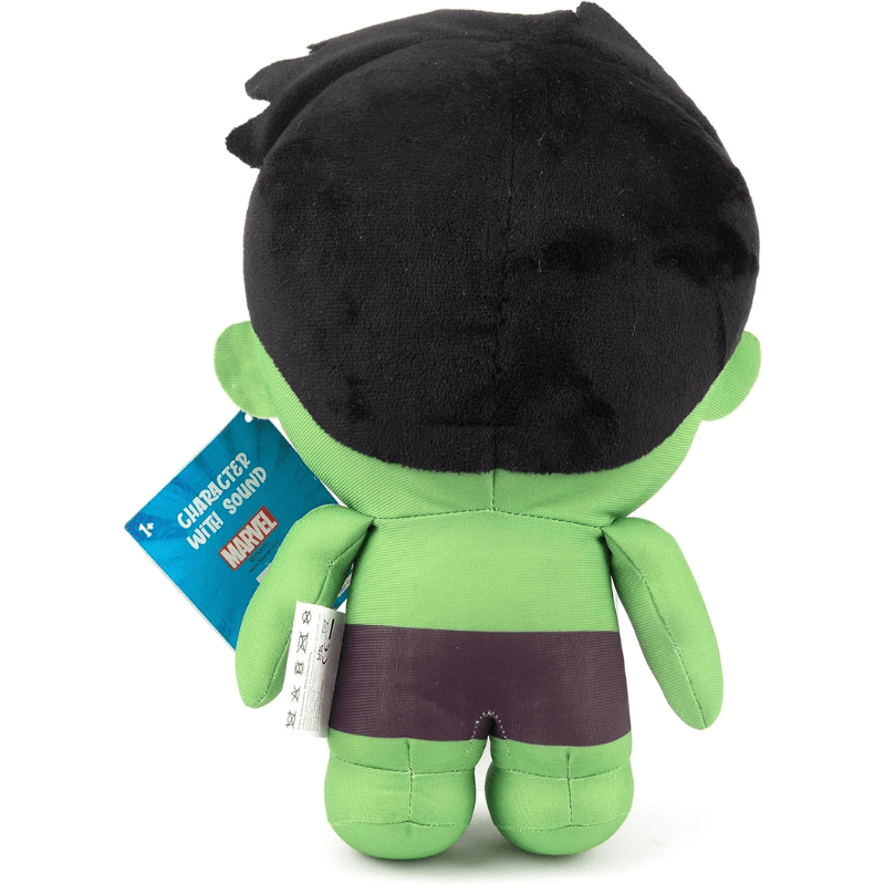 Plus Marvel Hulk cu Sunete, 27 Cm, Original Lil' Bodz, Jucarie Interactiva si Sigura pentru Copii - LUDIRO