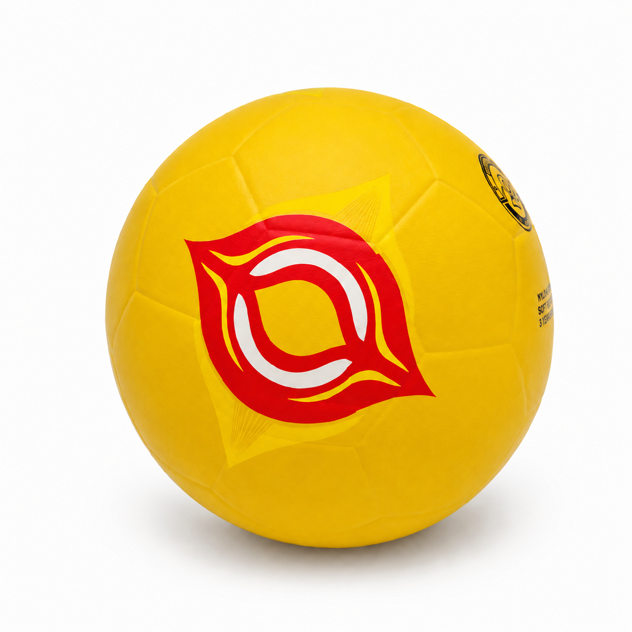 Minge de fotbal din cauciuc, 22 cm, model aleatoriu, pentru joacă și antrenament recreativ - LUDIRO