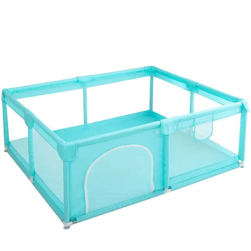 Tarc de Joaca pentru Copii, 1-5 Ani, 180x150x66 Cm, Spatiu Sigur si Generos, Cu Plasa Moale, Protectie la Colturi si Structura Stabila, Ideal pentru Interior si Exterior, Usor de Asamblat, Verde - LUDIRO