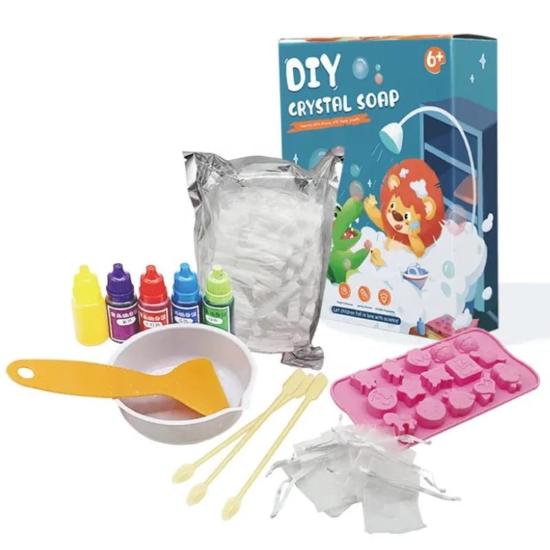 Joc Educativ STEM Stiinta, Kit Sapunuri Creative, Culori si Forme Variate + 6 Ani, Utility One - LUDIRO