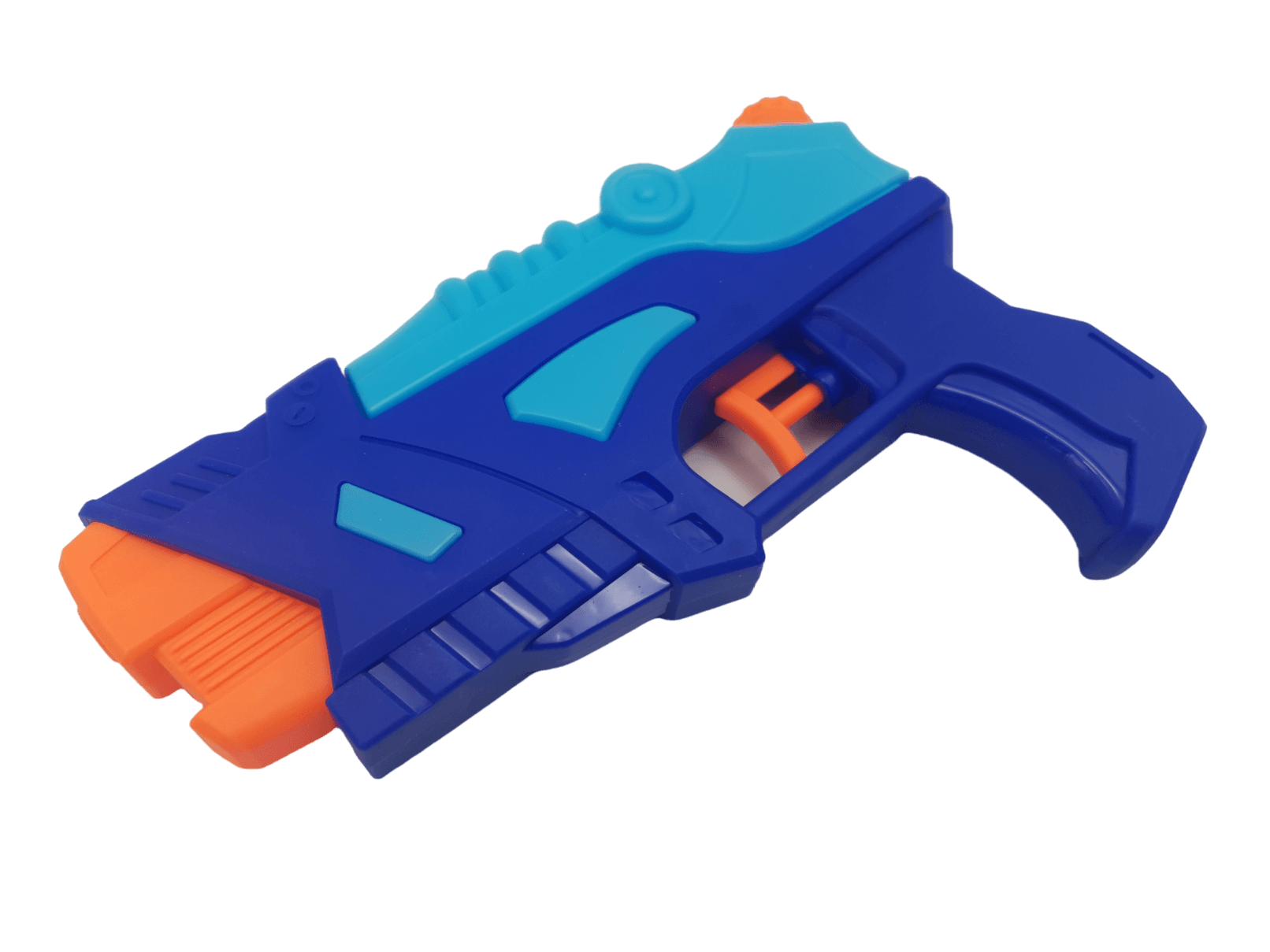 Pistol Jucarie cu Apa, cu Rezervor, Albastru Bleu, 21x4x15 cm, + 3 Ani - LUDIRO