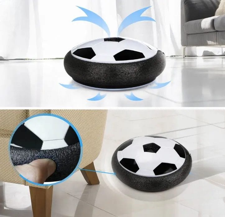Set de Joaca, Porti de Fotbal si Minge Care Planeaza, Muzica si Lumini Led, + 3 Ani - LUDIRO