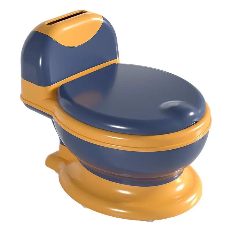 Olita pentru Copii Ergonomica cu Functie Educativa, Design Realist, Capac Rabatabil, Rezervor Detasabil si Compartiment pentru Hartie Igienica, Ideala pentru Tranzitia la Toaleta, + 3 Ani - LUDIRO