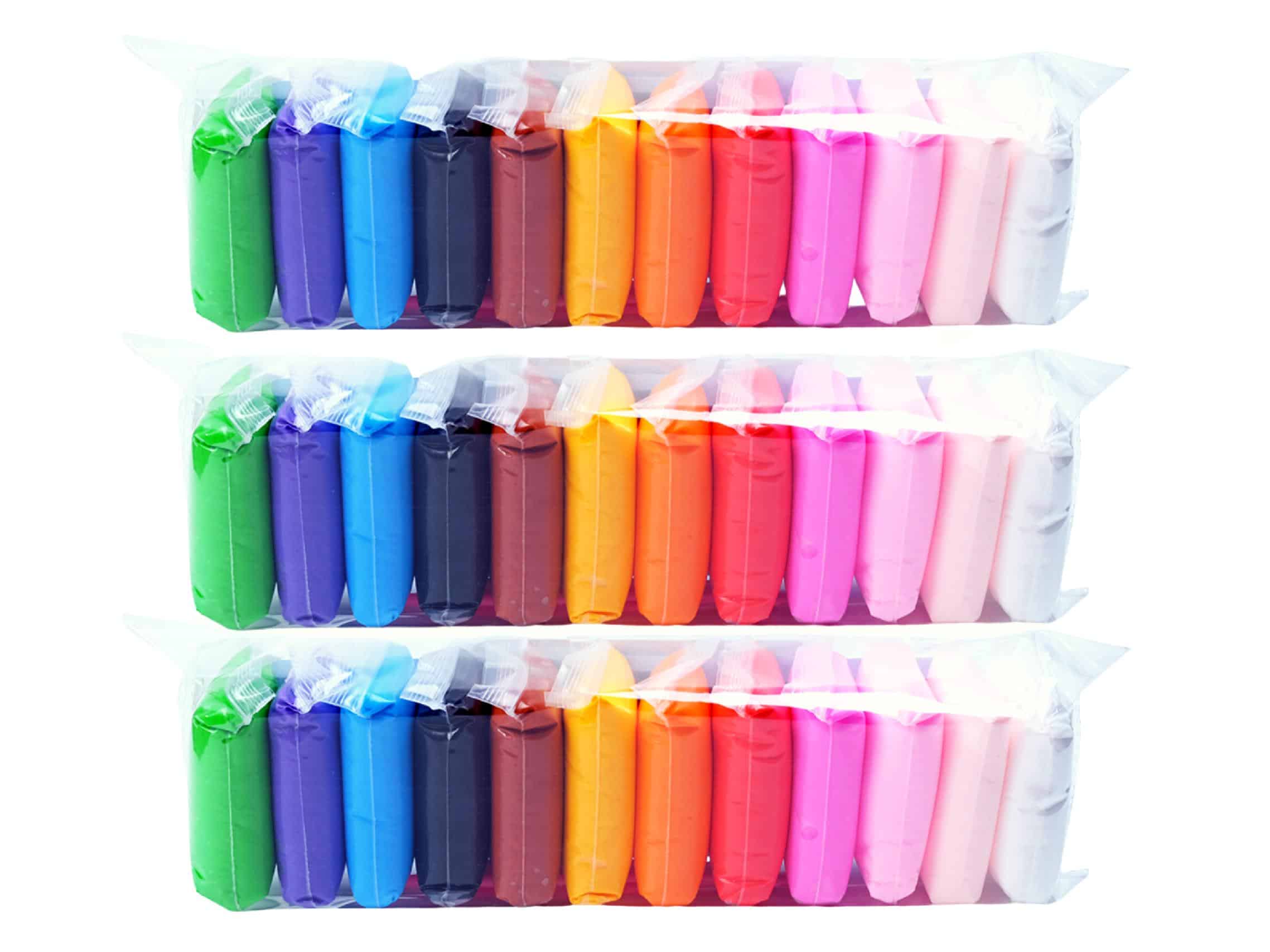 Set Plastilină Inteligentă Ludiro, 36 Pungi Colorate cu Accesorii de Modelare, Non-Toxică, +3 Ani – Joacă Creativă și Educativă pentru Copii - LUDIRO