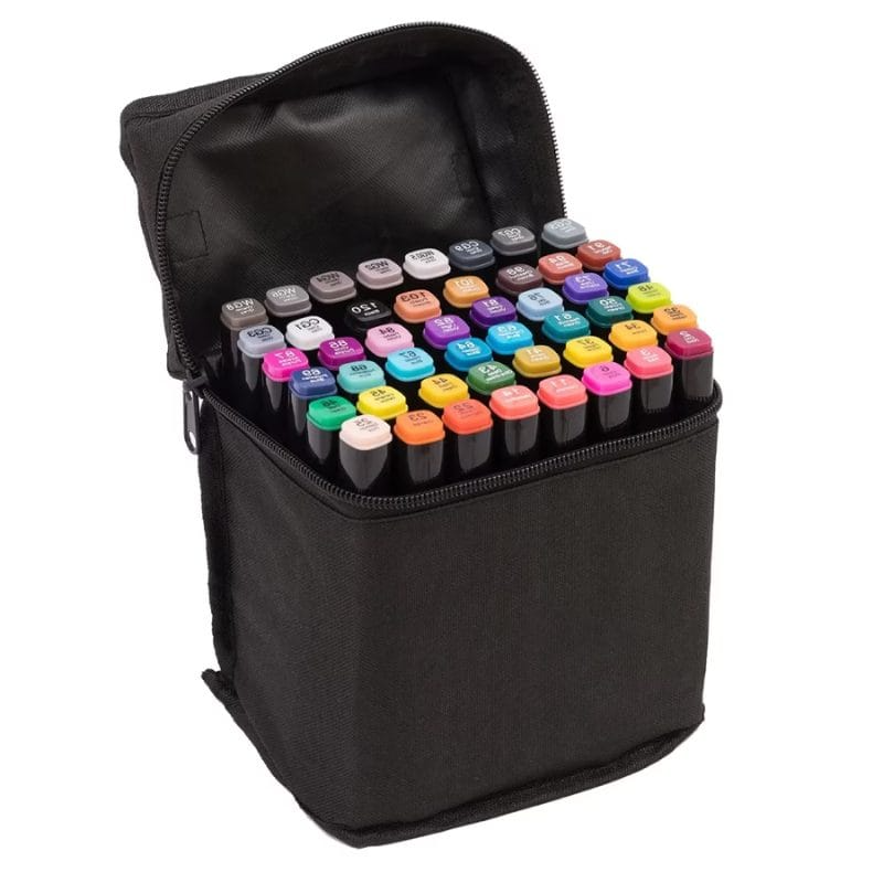 Pachet Creativ pentru Micul Artist – Set 208 Piese Pictură & Desen + Set 48 Markere Profesionale + Tabletă LCD 10 Inch Scris & Desenat | 5–6 ANI - LUDIRO