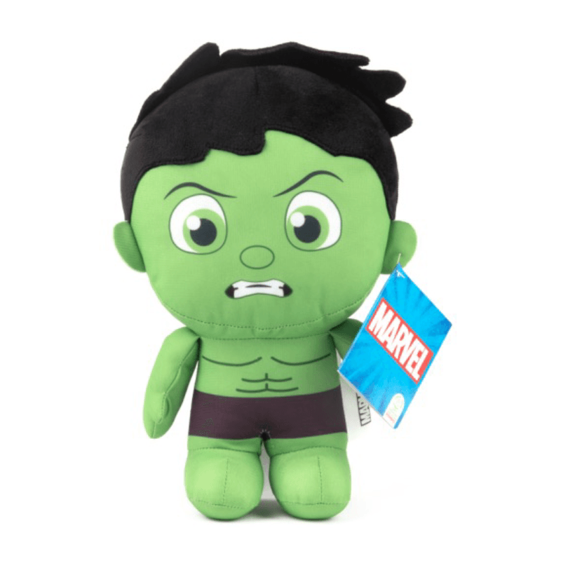 Plus Marvel Hulk cu Sunete, 27 Cm, Original Lil' Bodz, Jucarie Interactiva si Sigura pentru Copii - LUDIRO