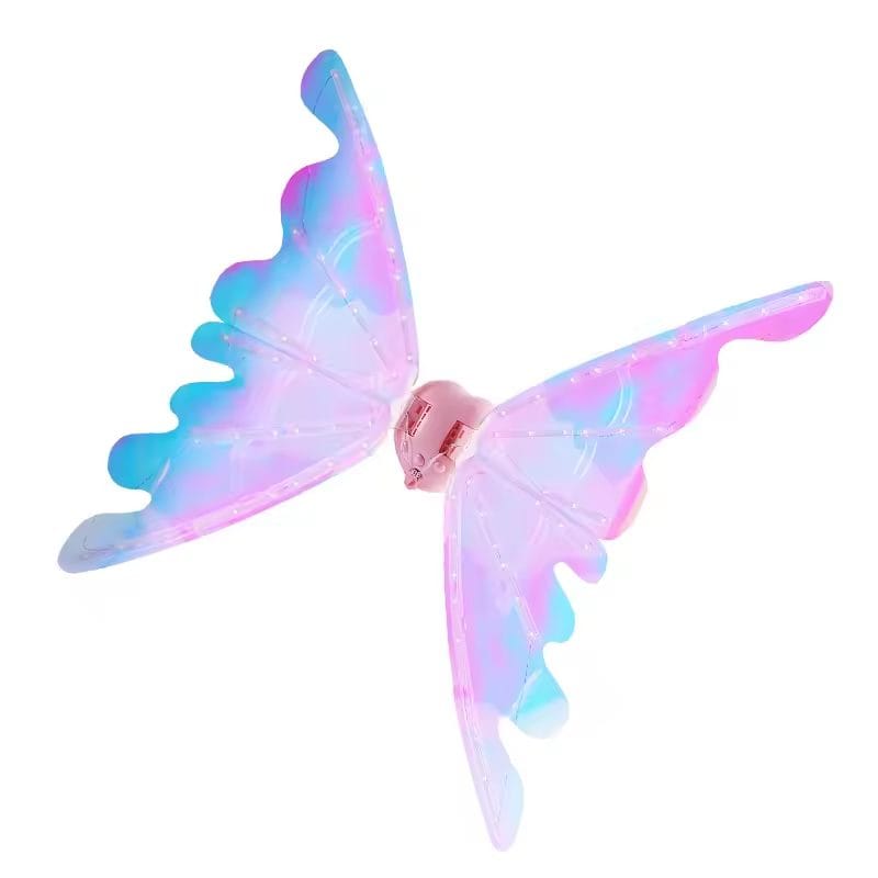 Set Aripi Magice de Zana pentru Copii care se Misca, Cu Efecte Luminoase Fascinante, + 3 Ani - LUDIRO