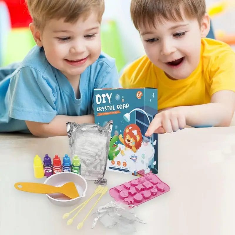 Joc Educativ STEM Stiinta, Kit Sapunuri Creative, Culori si Forme Variate + 6 Ani, Utility One - LUDIRO