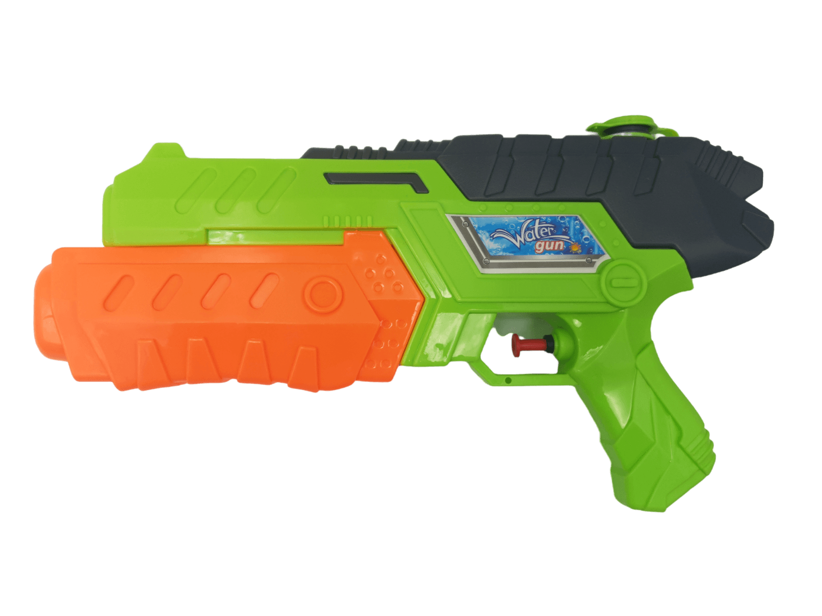 Pistol Jucarie cu Apa, cu Rezervor, Verde Portocaliu, 32x5x18 cm, + 3 Ani - LUDIRO