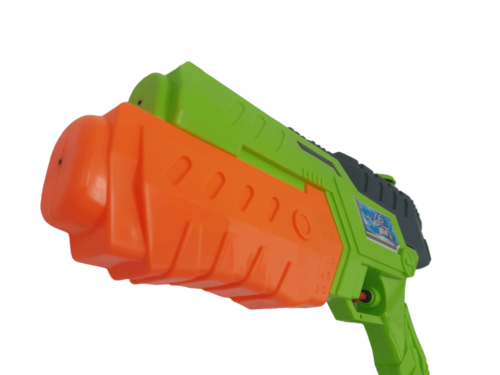 Pistol Jucarie cu Apa, cu Rezervor, Verde Portocaliu, 32x5x18 cm, + 3 Ani - LUDIRO
