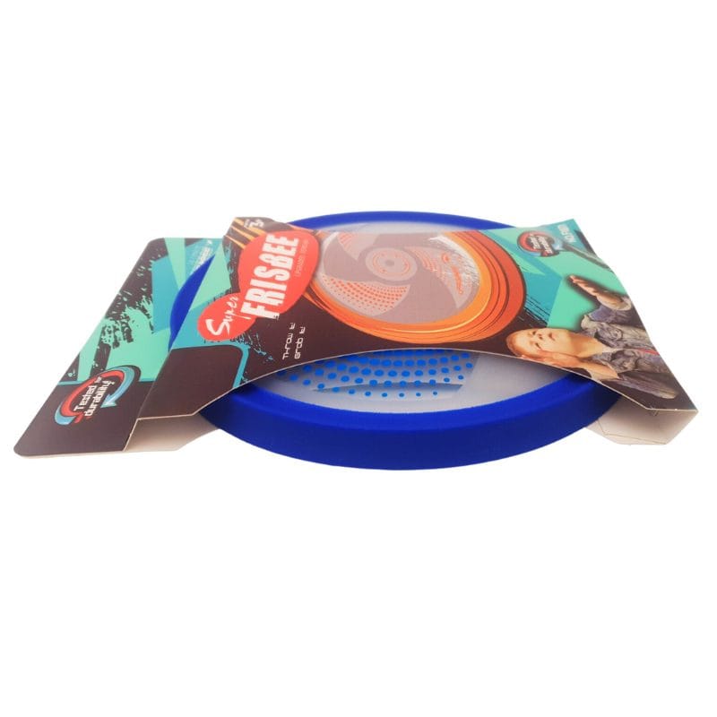 Disc Zburator Frisbee din Plastic, Diametru 20 Cm, Albastru, + 3 Ani - LUDIRO