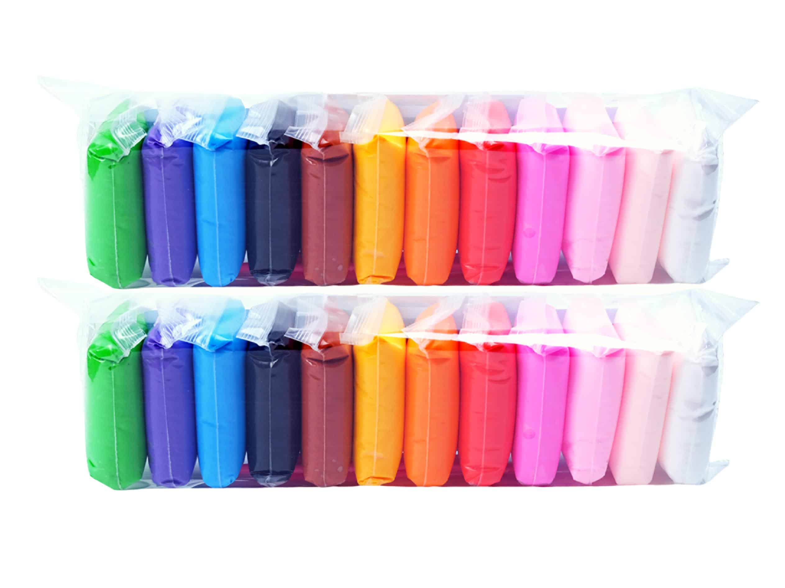 Set Plastilină Inteligentă Ludiro, 24 Pungi Colorate cu Accesorii de Modelare, Non-Toxică, +3 Ani – Joacă Creativă și Educativă pentru Copii - LUDIRO