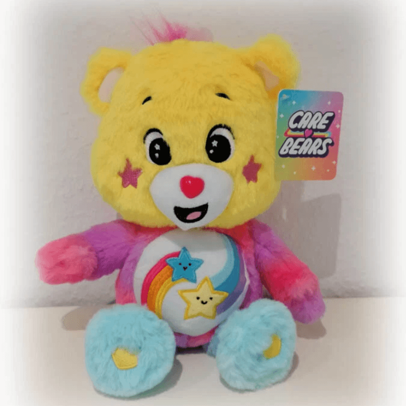 Ursuleț de Plus Care Bears Dare to Care 25 Cm, Jucărie Moale, Cadoul Perfect pentru Copii - Care Bears