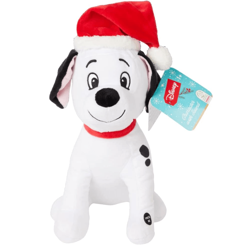 Jucarie de plus Disney de Craciun cu sunet Lucky, 30 cm - Disney