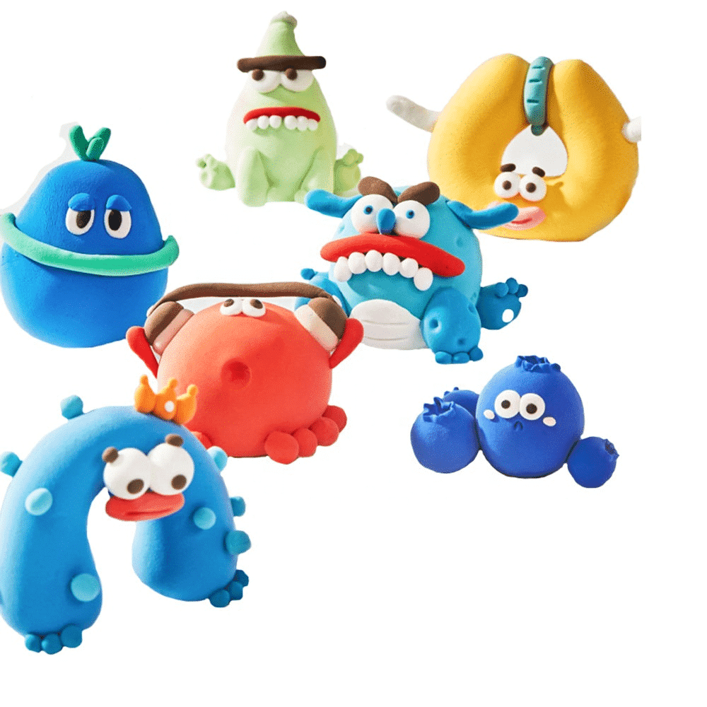 Set Plastilină Inteligentă Ludiro, 24 Pungi Colorate cu Accesorii de Modelare, Non-Toxică, +3 Ani – Joacă Creativă și Educativă pentru Copii - LUDIRO