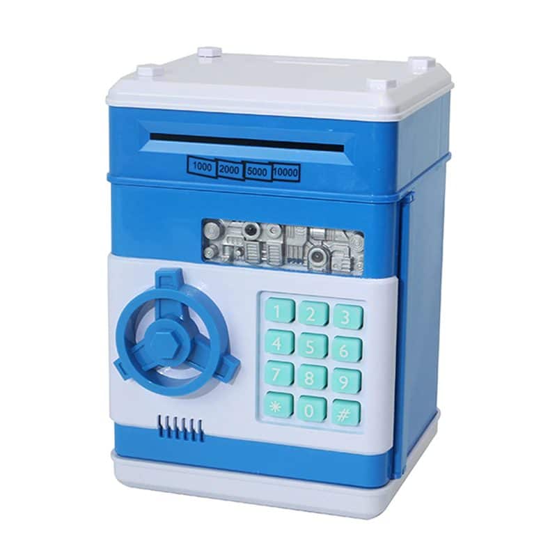 Pușculiță ATM LUDIRO cu Lumini și Sunete, Economisește Ușor, Albastru - LUDIRO