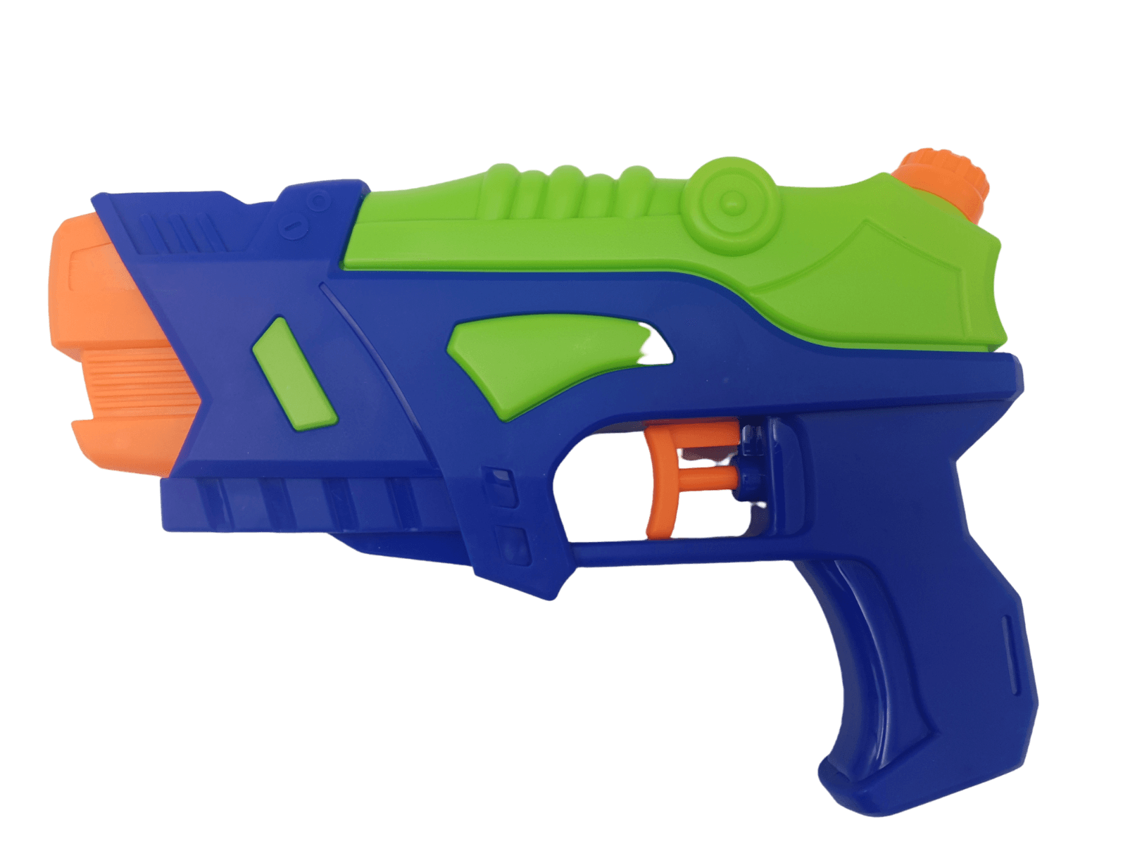 Pistol Jucarie cu Apa, cu Rezervor, Albastru Verde, 21x4x15 cm, + 3 Ani - LUDIRO