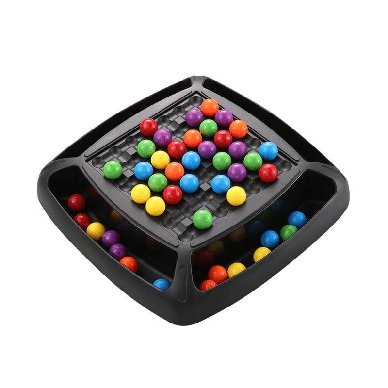Joc Interactiv de Strategie cu Bile Colorate, 2-4 Jucatori, 48 de piese, 20.5x20.5 cm, + 3 Ani - LUDIRO