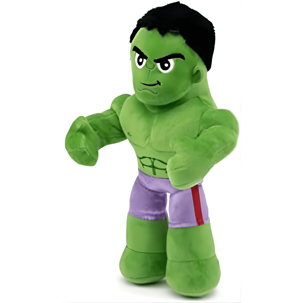 Jucărie de pluș Hulk, Disney Marvel, cu schelet interior, Simba, 25 cm - Simba