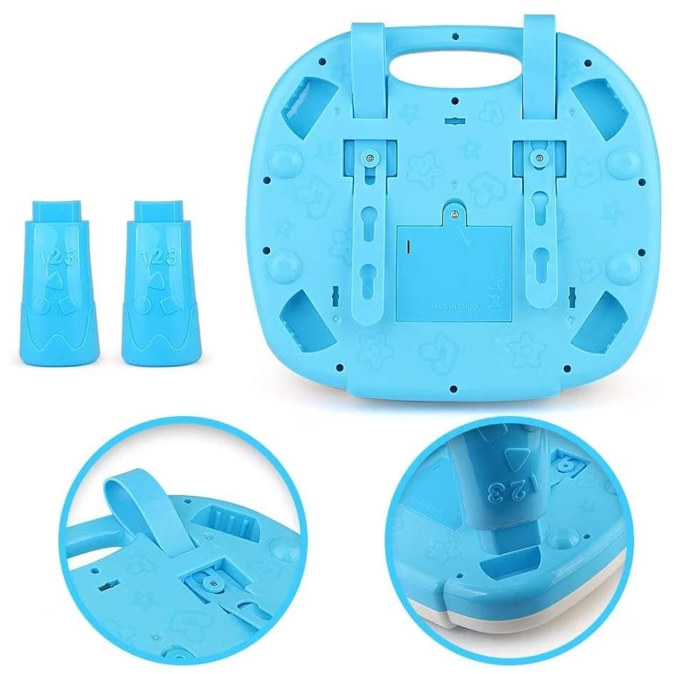 Masuta de Activitati pentru Bebelusi, Centru Multifunctional cu Pian, Lumini si Sunete, Girafa, Cadoul Ideal pentru Baieti si Fete, +1 An, Multicolor - LUDIRO