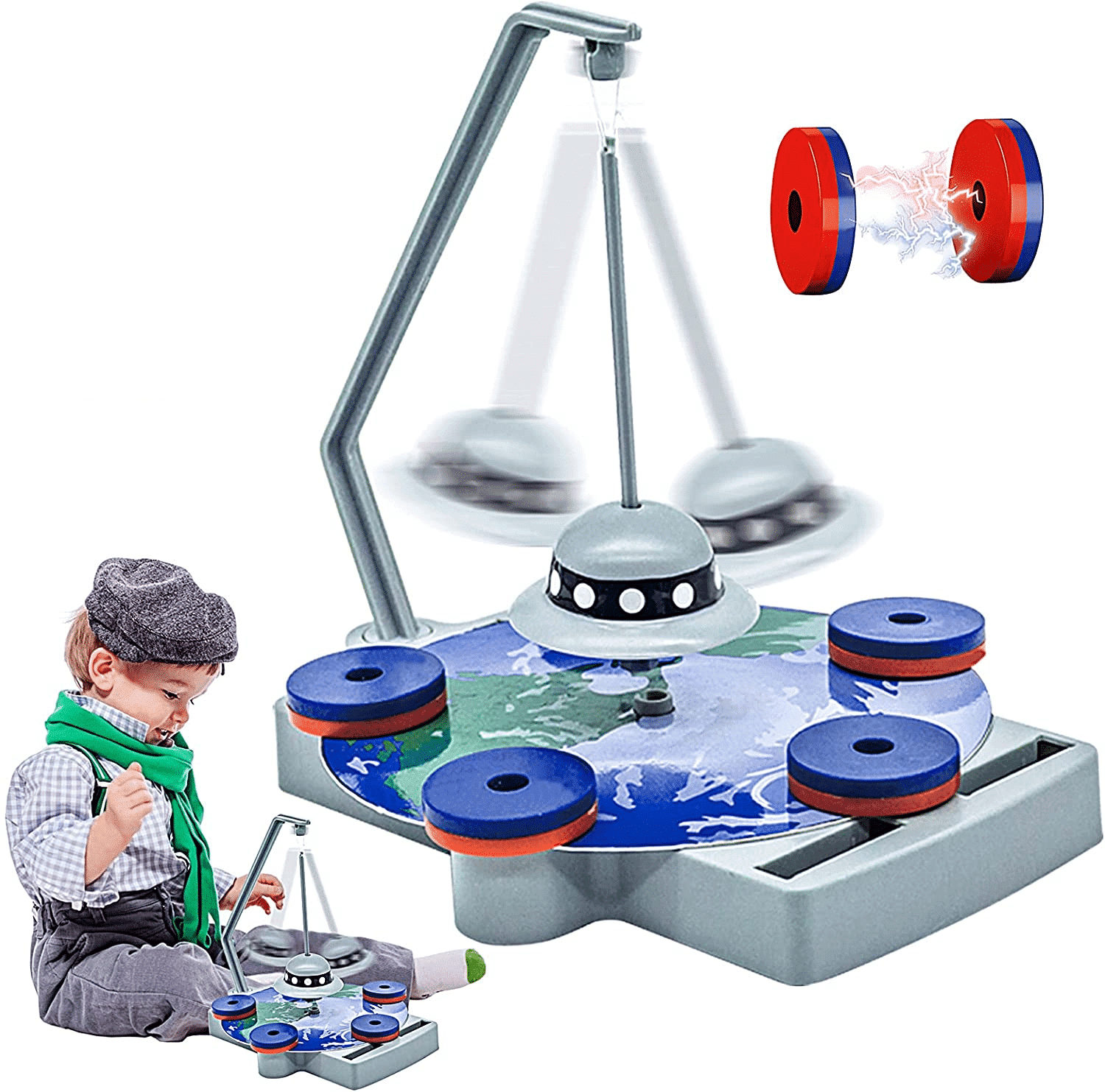 Kit STEM Experimente Magnetice 12 în 1, 8+ ani - LUDIRO