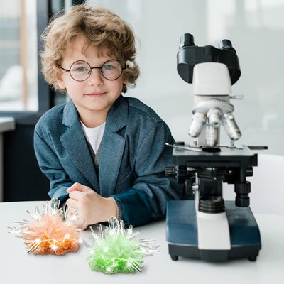 Joc Educativ STEM Kit Stiinta, Experimente cu Cristale, 2 Culori, + 6 Ani - LUDIRO