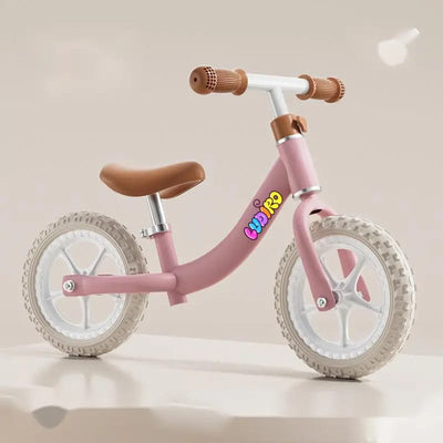 Bicicleta de Echilibru fara Pedale LUDIRO pentru Copii intre 2-5 Ani, Cu Sa si Ghidon Reglabile pe Inaltime, Roti din Polimer EVA Antisoc, Cadru Metalic, Roz - LUDIRO