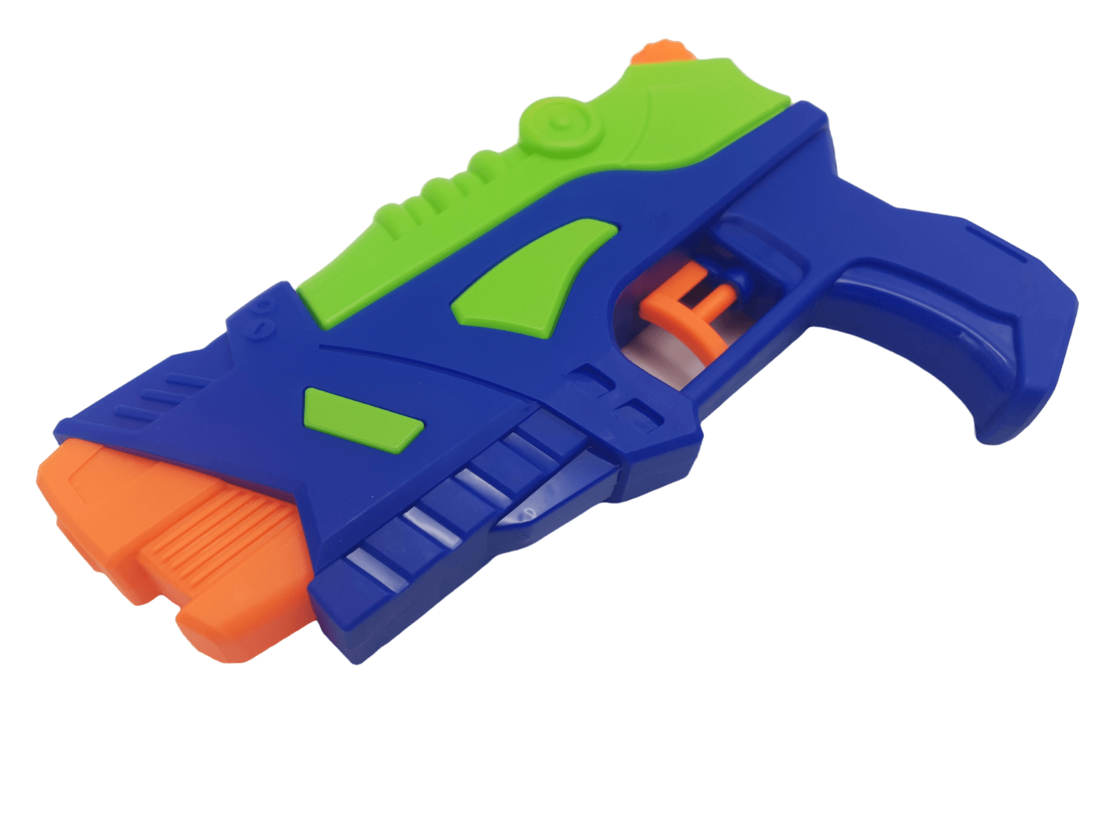 Pistol Jucarie cu Apa, cu Rezervor, Albastru Verde, 21x4x15 cm, + 3 Ani - LUDIRO