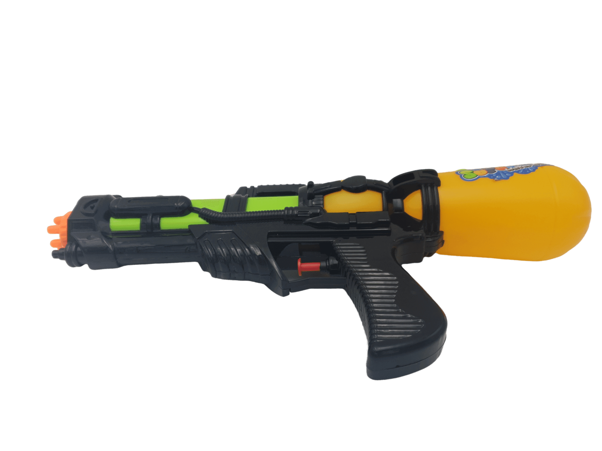 Pistol Jucarie cu Apa, cu Rezervor, Negru Galben, 35x6x17 cm, + 3 Ani - LUDIRO