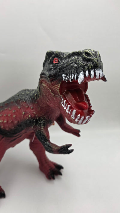 Dinozaur Tyrannosaurus Rex Gigantic LUDIRO din Cauciuc Moale, cu Sunete, Aspect Realist, 73 cm - LUDIRO
