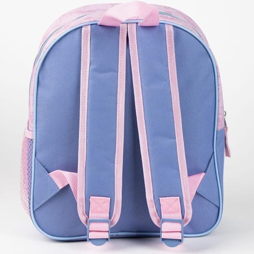 Rucsac de Gradinita cu efect 3D Lilo & Stitch „Hibiscus”, Disney, Roz, 29 cm - Disney