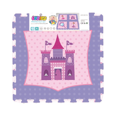 Covor Puzzle LUDIRO 4 Piese 48.6x48.6 Cm, Spuma EVA, Protectie, Versatilitate si Siguranta - LUDIRO