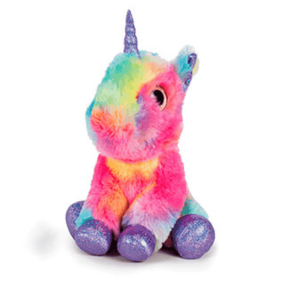Unicorn de Pluș 20 Cm, Jucărie Moale și Strălucitoare pentru Copii, Prietenul Magic și Cadoul Perfect, Roz - LUDIRO
