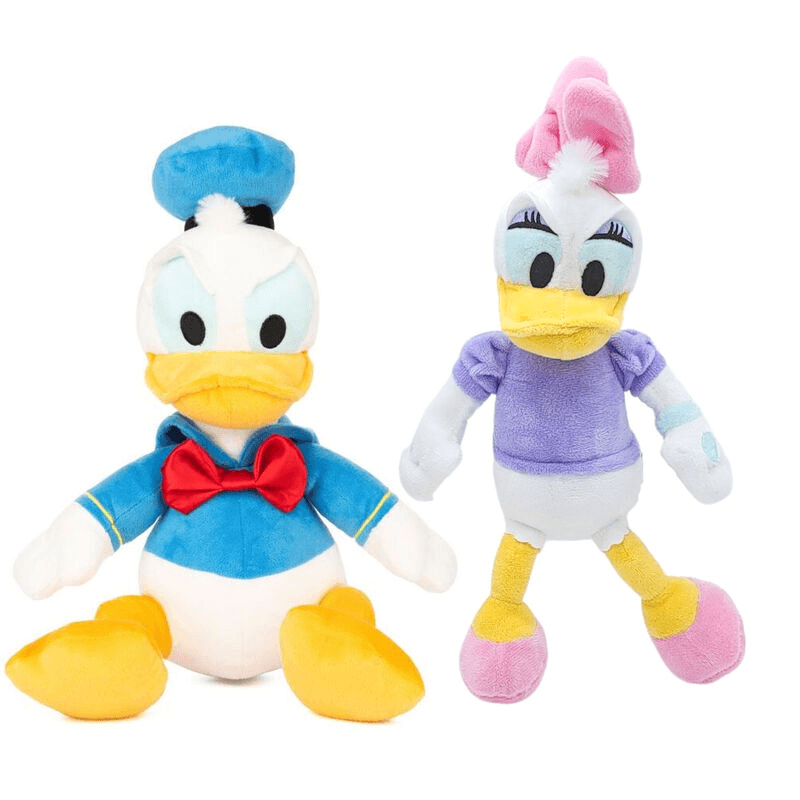 Set Donald &amp; Daisy Duck Disney de Pluș 20 Cm cu Sunet, Prietenii Veseli ai Copilăriei - Disney