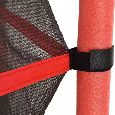 Trambulina pentru Copii LUDIRO, Diametru 140 Cm, Inaltime 160 Cm, Cu Plasa de Siguranta, Suporta 200 kg, Interior sau Exterior, Pentru Dezvoltarea Echilibrului, Rosie, + 3 Ani - LUDIRO