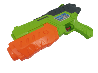 Pistol Jucarie cu Apa, cu Rezervor, Verde Portocaliu, 32x5x18 cm, + 3 Ani - LUDIRO