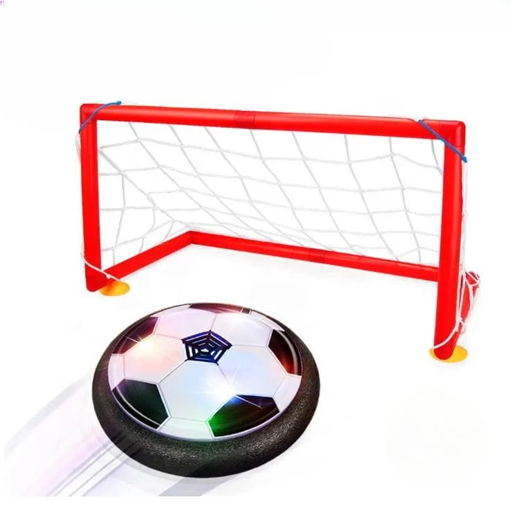 Set de Joaca, Porti de Fotbal si Minge Care Planeaza, Muzica si Lumini Led, + 3 Ani - LUDIRO