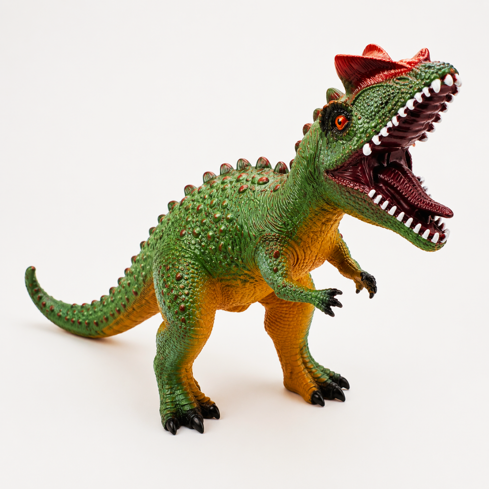 Dinozaur Sinotyrannus Gigant LUDIRO din Cauciuc Moale, cu Sunete, Aspect Realist, 73 cm - LUDIRO