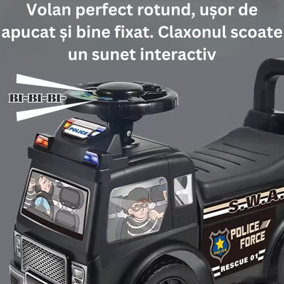 Mașinuță Ride-On Politie LUDIRO, Pentru Copii 3+ Ani - LUDIRO