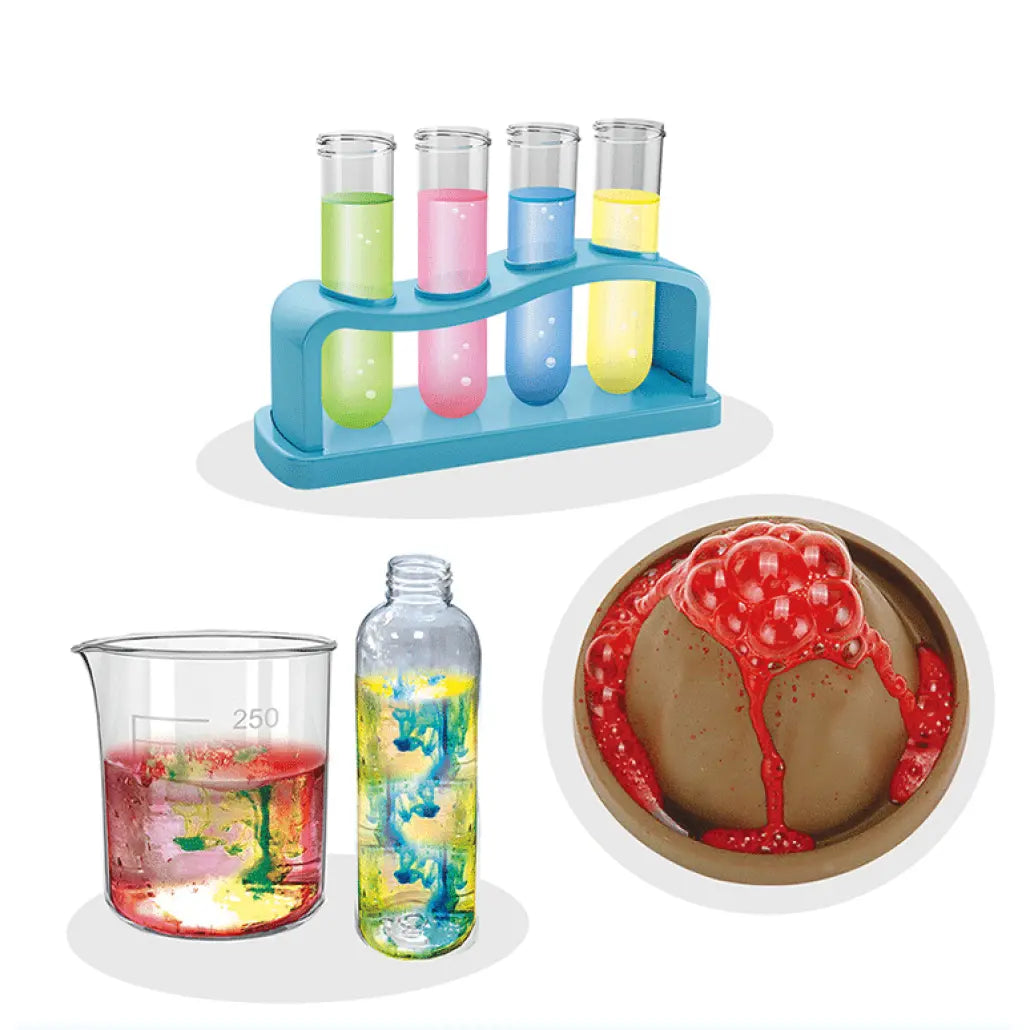 Joc Educativ STEM Kit Stiinta, 14 in 1, Experimente Chimice, + 6 Ani - LUDIRO