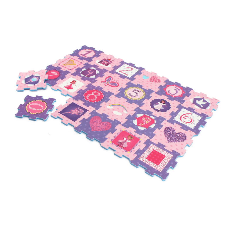 Covor Puzzle LUDIRO, 24 Piese, Design Poveste cu Zane - LUDIRO