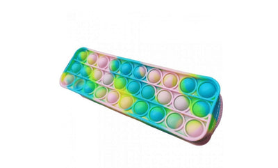 Jucarie Penar Pop It - Dreptunghi, 20x7 cm, Roz Verde Albastru - LUDIRO