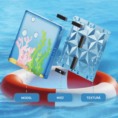 Set Magnetic Educativ Ocean, 108 Piese cu Tematica Marina, Creativitate si Invatare prin Joaca - LUDIRO