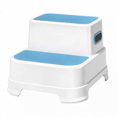 Scarita pentru Copii cu 2 Trepte, Design Antialunecare, Stabilitate Maxima, Usor de Utilizat, Ideala pentru Baie, Bucatarie, Toaleta, Spalat pe Dinti, Acces Mobilier, + 3 Ani - LUDIRO