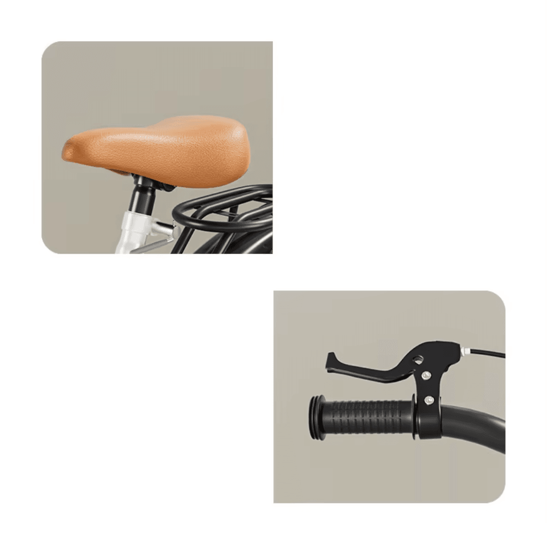 Bicicleta pentru Copii Ludiro 16 Inch, Diametru Roti 40 Cm, cu Frane Fata-Spate, Roti Ajutatoare, Cauciucuri Anti-Alunecare si Cadru din Otel, Cos Metalic, Ideala pentru Copii de 4-7 Ani, Turcoaz - LUDIRO