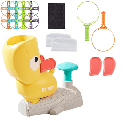 Set Interactiv Lansator de Discuri Rotative, Ratusca, 8 Discuri, Galben, 23x23x10 Cm, + 3 Ani - LUDIRO